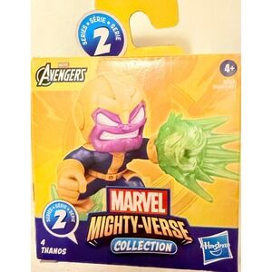 Hasbro Marvel Mighty-Verse Collection Series 2 Thanos Figure OS Purple New G0091